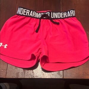 Under Armour kids Vibrant Pink Athletic Shorts